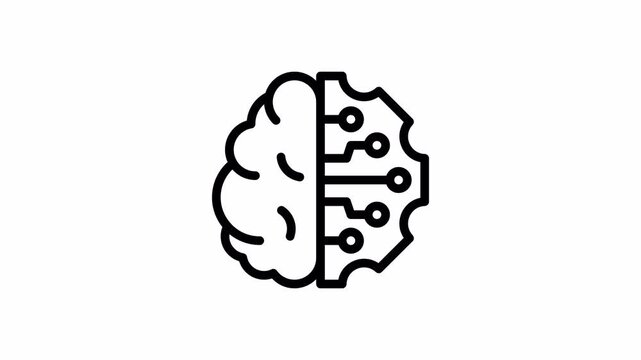 Machine Learning minimalist stroke animation