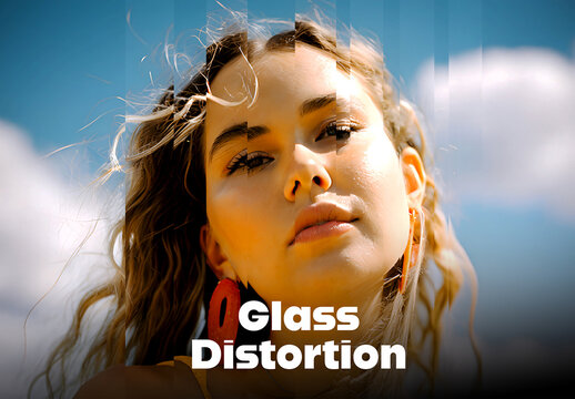 Glass Distortion Photo Effect