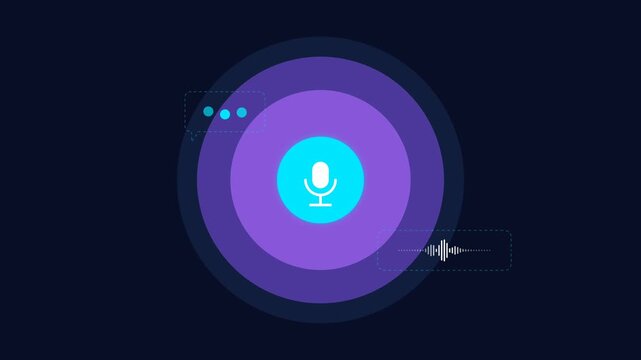 Voice activation and audio frequency visualization digital interface
