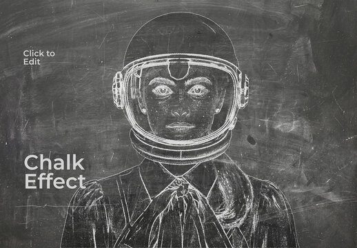 Chalk Drawing Photo Effect