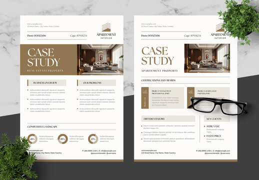 Brown And Black Apartement Case Study