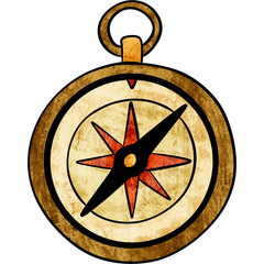 compass on white background © khalwa