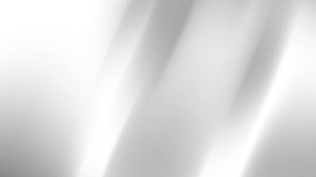Soft white and silver abstract fluid light motion background