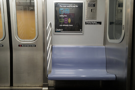 Interior building architecture and decoration design of New York metropolitan subway, the most populous city- NY, USA