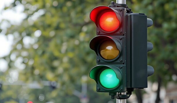 Realistic Traffic Light Signal Cycle