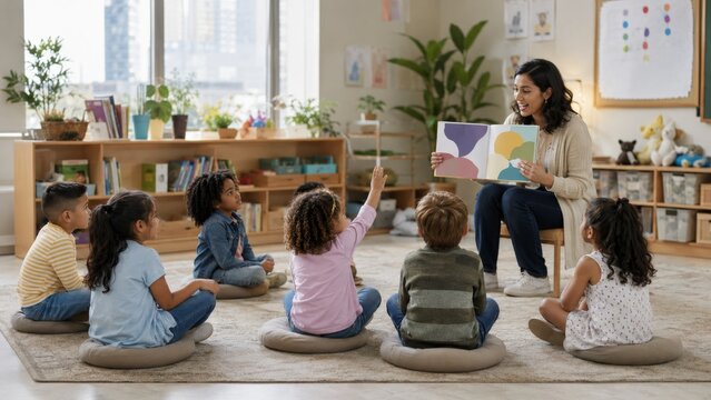 Teacher Reading Storybook 