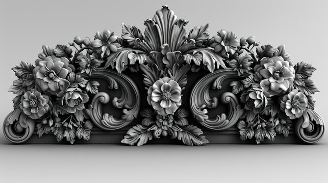 frame design on white background, elegant design black frame  