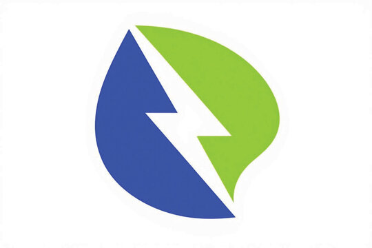 EV Charging Network Leaf Lightning Logo