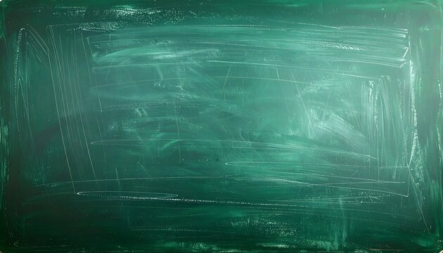 Green chalkboard surface with white chalk smudges and texture