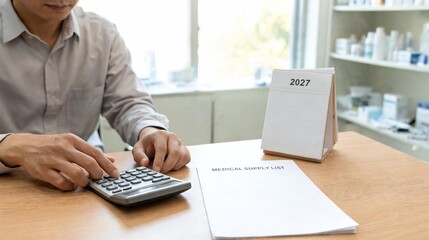 2027 business planning small clinic owner reviewing next-year expenses