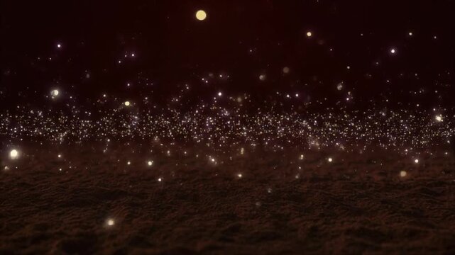 timelapse of starry night sky with gentle celestial movement