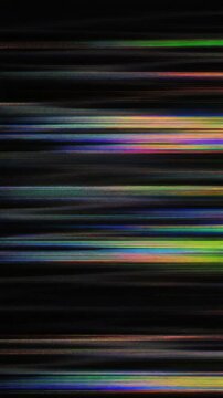 Abstract VHS Glitch and Static Noise Effect Generative AI