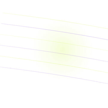 neon glow lines on transparent background