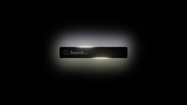 Search bar green screen black background gold neon search bar overlay animated search bar motion graphics youtube search bar animation overlay effects 4k typing search engine icon element screen