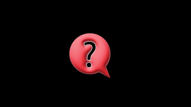 red question mark