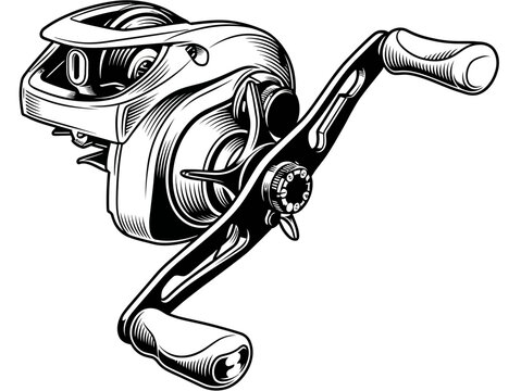 baitcaster reel drawing Alloy M Low Profile Saltwater Casting Fishing How To Draw A Baitcaster
