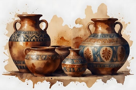 Ancient pottery and ceramics