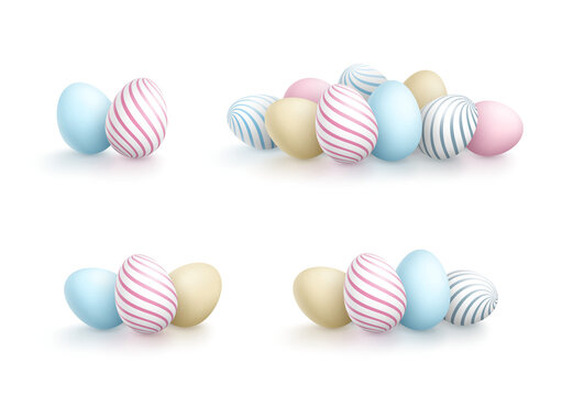 colorful easter eggs