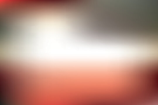 Abstract smooth gradient background with flowing transitions between warm red, soft white, and dark grey tones for professional design projects