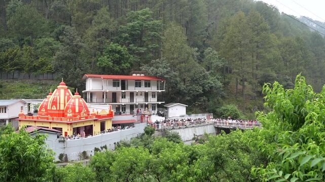 Panoramic View of Kainchi Dham Neem Karoli Baba Ashram in Uttarakhand