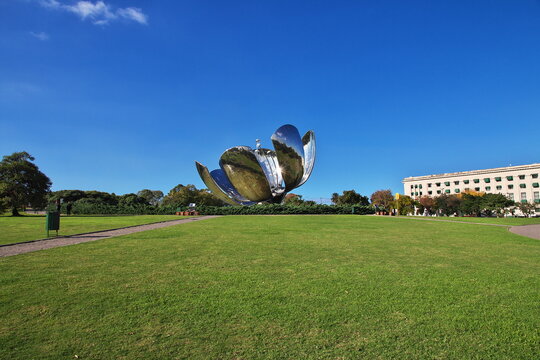 Buenos Aires, Argentina - 03 May 2016: Floralis Generica in Buenos Aires, Argentina