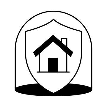 Home Protection Shield Icon
