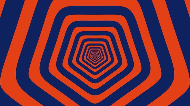  Pentagon Warp 4K Seamless Loop Abstract Motion Background for Futuristic and Stylish Design