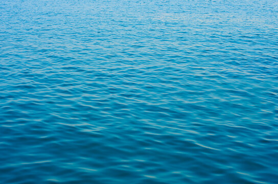 Blue sea water background texture