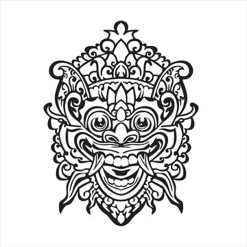 typical Balinese mask