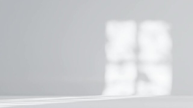 bare, understated setting of video footage with light grey color on background for wallpaper poster design