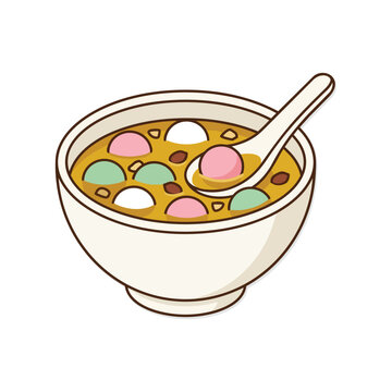 Minimalist Vector Illustration of Ronde Jahe