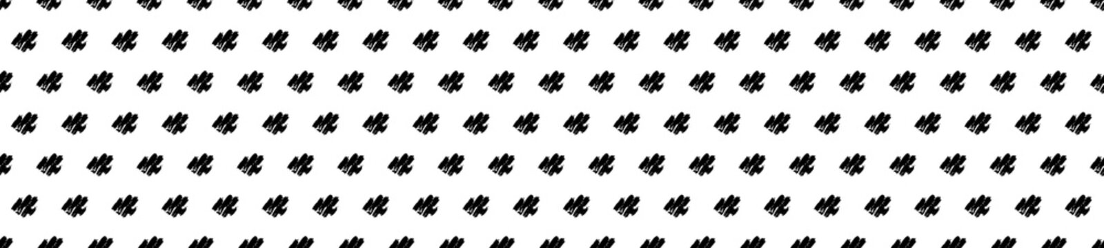 Seamless monochrome texture with chaotic brush strokes	