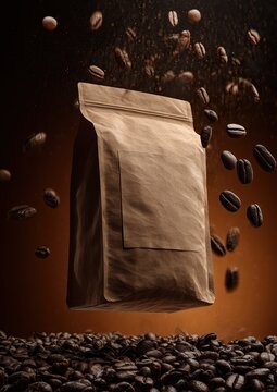 Realistic coffee images for branding, packaging, advertising, editorial, and commercial use