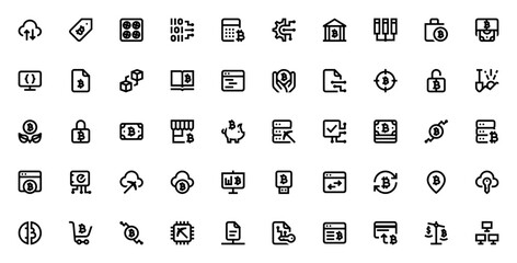 Dinosaur icon set. Minimal vector icons pack. Includes symbols for Tyrannosaurus, Triceratops, Stegosaurus, Velociraptor, Fossil, Dinosaur egg and more. Editable stroke. © wang