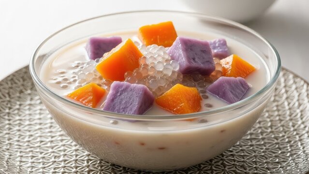 Bubur Cha Cha Dessert in Bowl