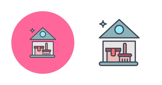 Spring Cleaning Vector Icon