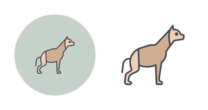 Hyena Vector Icon