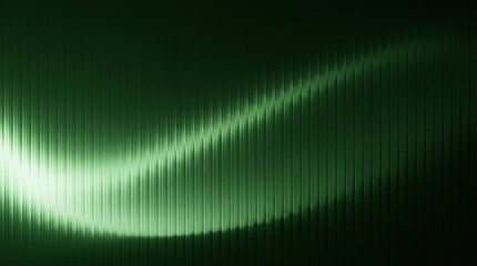 Fototapeta premium Abstract Green Digital Wave Background with Glowing Light Rays, Motion Lines, Energy Pattern, Dark Space Texture and Modern Vector Illustration Design