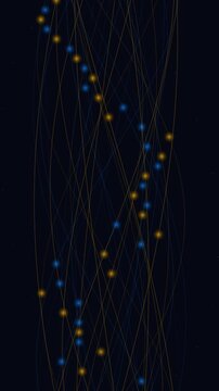 Observing Dynamic Light Orbits in Night Sky