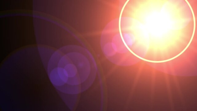 Lights Sun Lens flare transitions video