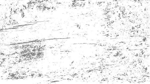 Black Distressed Wood and Metal Texture with White Scratches, Chipped Paint and Grunge Vector Background.