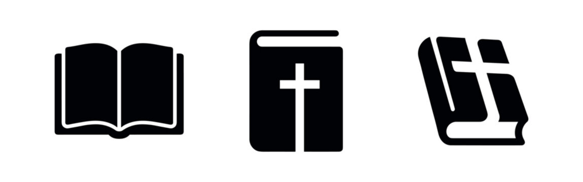 Bible and Christian Book Icons
