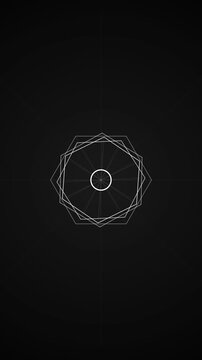 Geometric Ring Design in Monochrome Setting