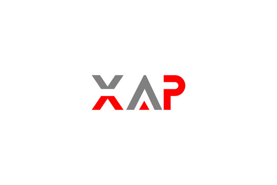 XAP Initial Lettermark: Creative Corporate Brand Identity Vector Template for Tech Startup Agency