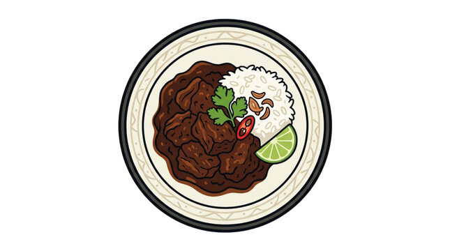Padang Style Rendang