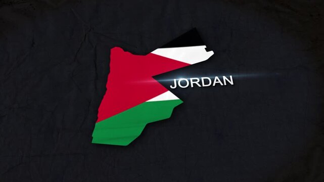 Jordan Map Animation 4K