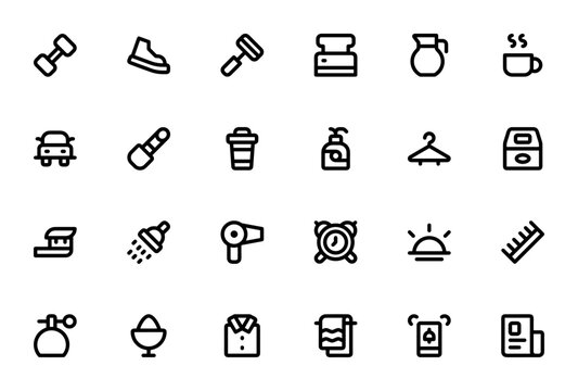 Speedometer & Time icon set. Minimal thin line web icons. Vector illustration. Speed and time icon pack. Featuring clock, hourglass, speedometer, timer, alarm, calendar, gear shift, metronome, bell, a