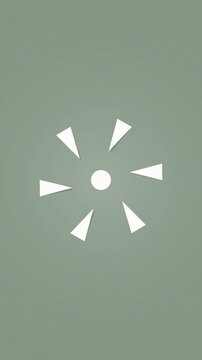 Abstract Motion Elements in Soft Gradient Scene