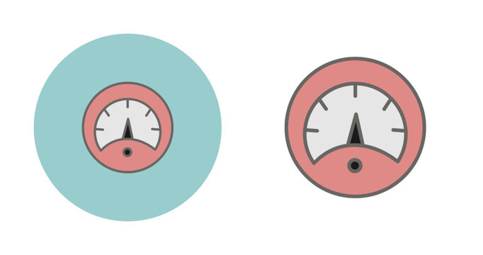 Temperature Gauge Vector Icon