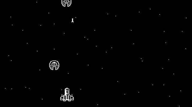 ドット絵レトロシューティングゲーム